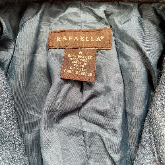 Blue wool jacket - Picture 3 of 5